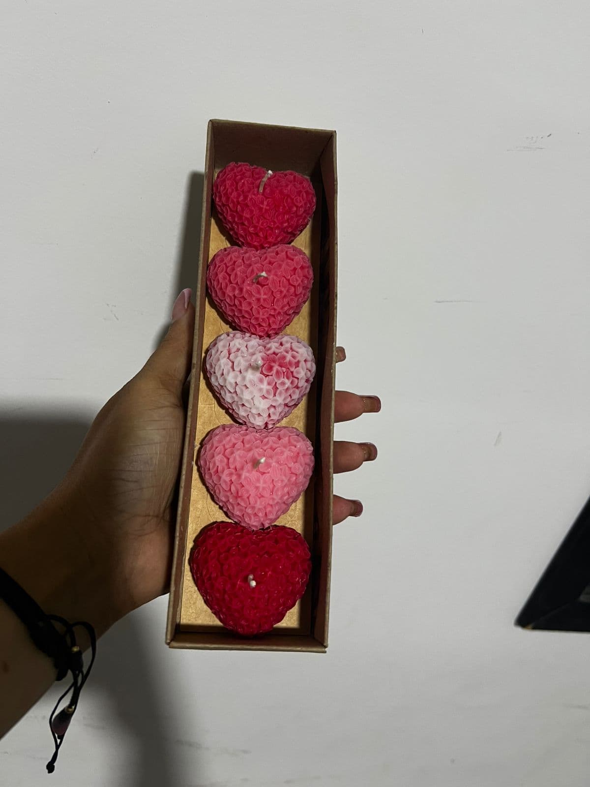 Cajita corazón florales