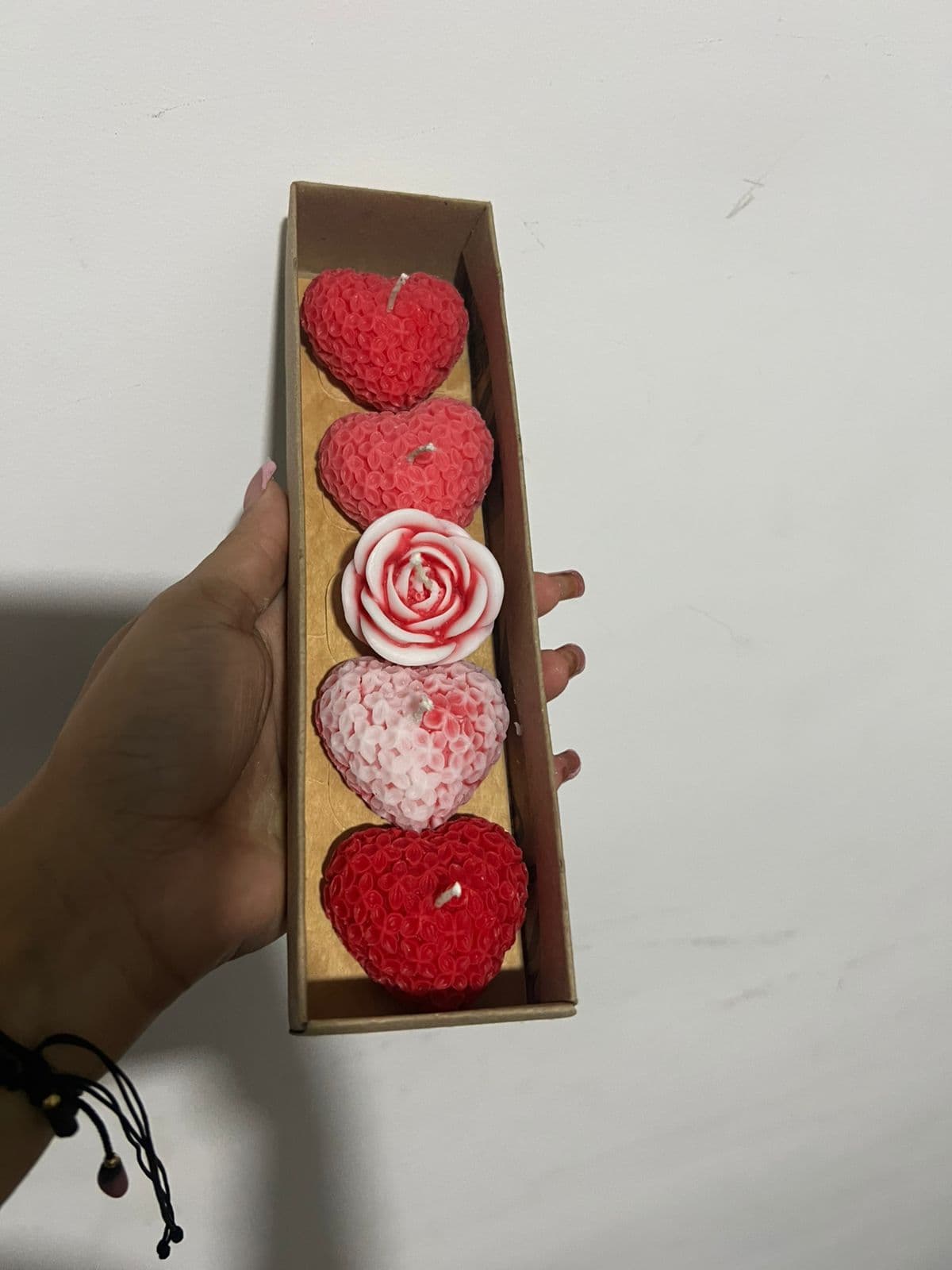 Cajita corazón florales y rosa