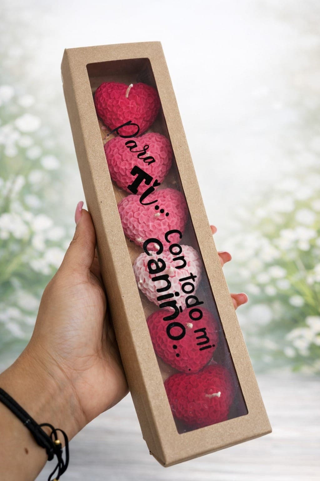 Cajita corazón con mensaje