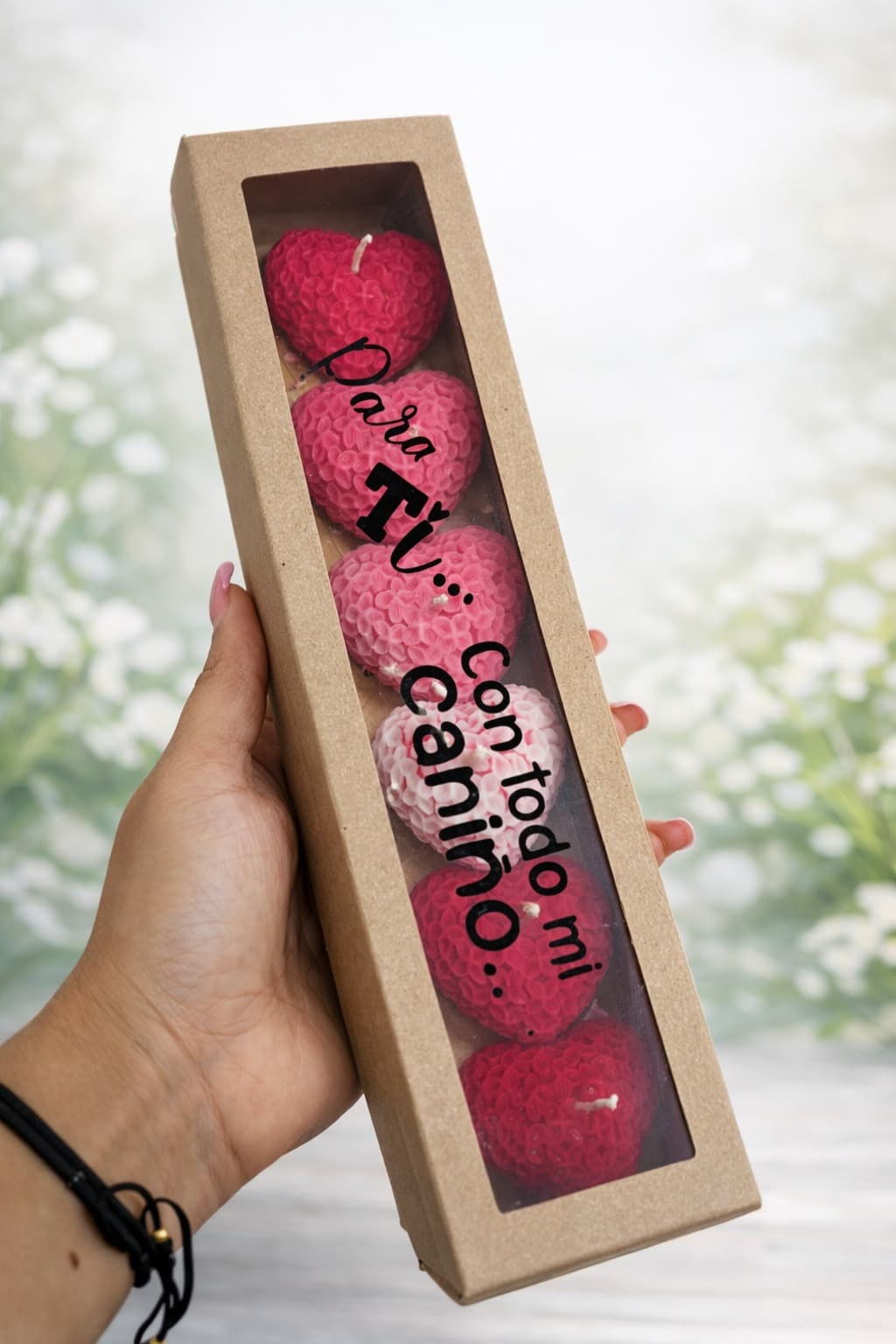 Cajita corazón con mensaje